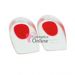 Branturi din silicon BR039 pentru protectie calcai, 1 pereche Rosii